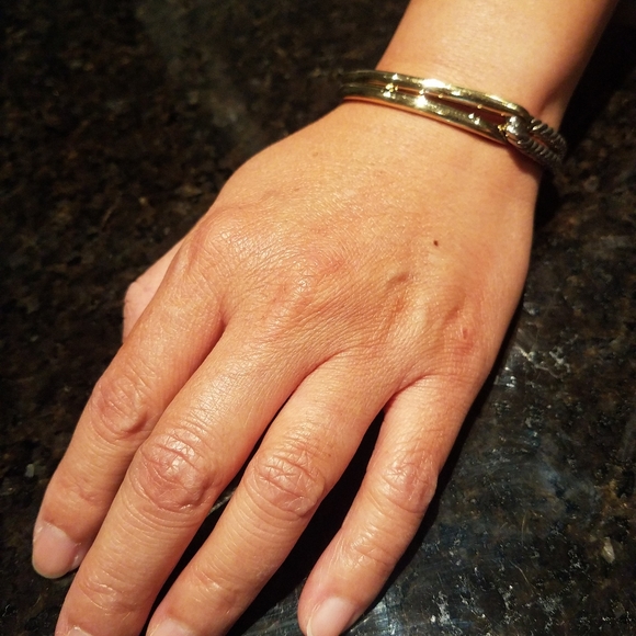 SOLD@! David Yurman18k 750/Gold & Sterling Silv - Picture 3 of 12
